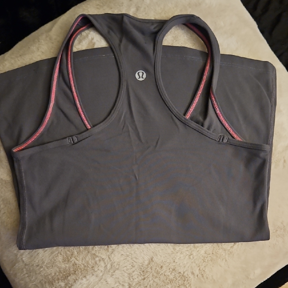 Lululemon Gray Racerback Tank Top